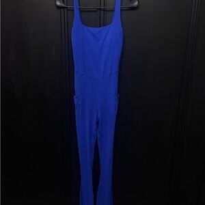 Electric Blue Offline by Aerie Jumpsuit with flare bottoms